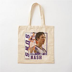 Steve Nash Basketball Signature Vintage Retro Perfect Gift For Basketball Lovers Cotton Tote Bag