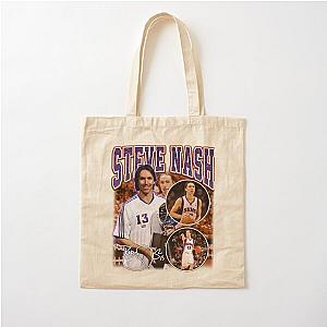 Steve Nash Basketball Vintage Retro 80s Rap Style Perfect Gift For Basketball Lovers Cotton Tote Bag