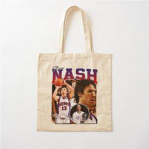 Steve Nash Phoenix Basketball Legend MVP Signature Vintage Realtree Bootleg Cotton Tote Bag