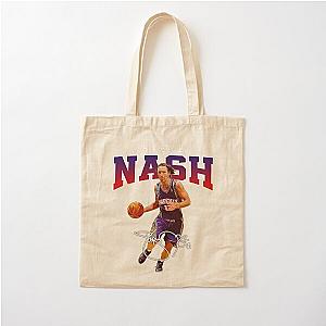 Steve Nash Phoenix Basketball Legend MVP Signature Vintage Cotton Tote Bag