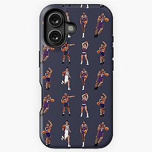 Phoenix Legends Sticker Collection (Charles Barkley, Kevin Johnson, Walter Davis, Paul Westphal, Shawn Marion, Steve Nash) iPhone Tough Case