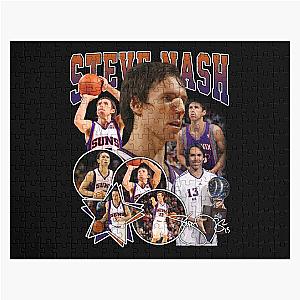 Steve Nash Basketball Signature Vintage Retro 80s 90s Rap Style Puzzle Perfect Gift For Basketball Lovers