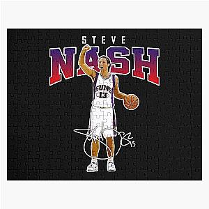 Steve Nash Phoenix Basketball Legend MVP Signature Vintage Vintage 80s 90s Bootleg Style Jigsaw Puzzle