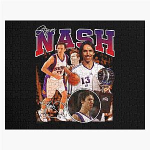 Steve Nash Phoenix Basketball Legend MVP Signature Vintage Retro 80s 90s Bootleg Rap Style Jigsaw Puzzle