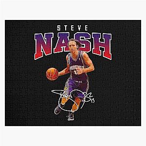 Steve Nash Phoenix Basketball Legend MVP Vintage Retro 80s 90s Bootleg Rap Style Jigsaw Puzzle