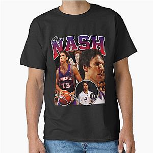Steve Nash Phoenix Basketball Legend Signature 80s 90s Classic T-Shirt