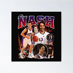 Steve Nash Phoenix Basketball Legend MVP Signature Poster