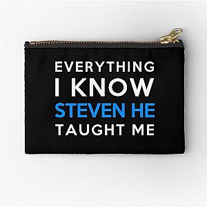 Steven He - Everything I Know Zipper Pouch