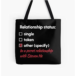 Steven He - Relationship All Over Print Tote Bag