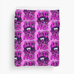 Garnet from Steven Universe™ Valentine's Day themed quote "Let's Fuse" Duvet Cover