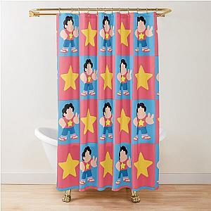 Steven Universe Star Pattern Shower Curtain