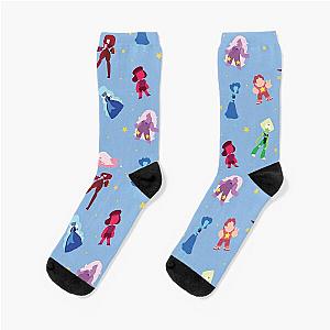 Steven Universe Characters and Stars Pattern Socks