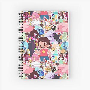 Steven Universe Pattern Spiral Notebook