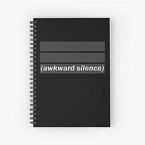 Awkward Silence Steven Wilson Spiral Notebook