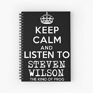 Keep calm and listen to Steven Wilson Spiral Notebook