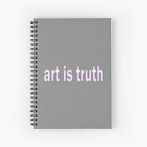 Art is Truth Steven Wilson Classic  Spiral Notebook