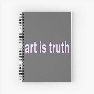 Art is Truth Steven Wilson Classic Spiral Notebook