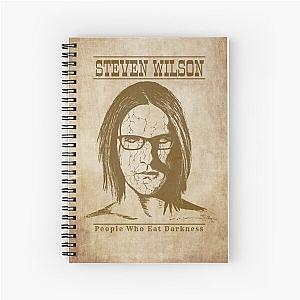 Steven Wilson Western Wanted Style Prints Spiral Notebook