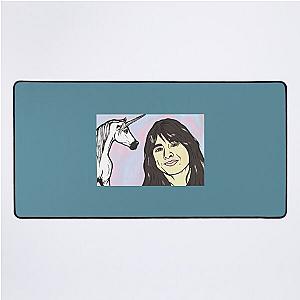 Steve Perry and Unicorn  Desk Mat