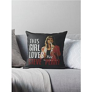 This Girl Loves Her Steve Perry Throw Pillow