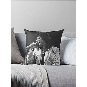 Steve Perry BW Photograph Throw Pillow