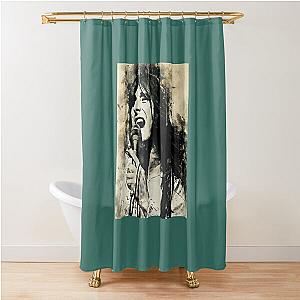 Steve Perry Fanart Shower Curtain