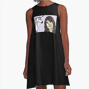 Steve Perry and Unicorn  A-Line Dress