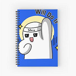 Stevewilldoit                     Classic T-Shirt Spiral Notebook