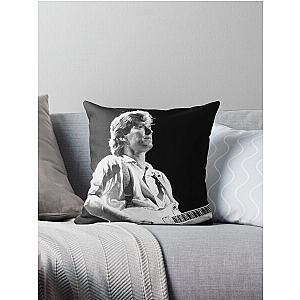 Steve Winwood - BW Photograph Throw Pillow