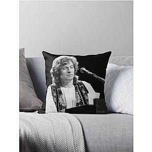 Steve Winwood - BW Photograph Throw Pillow