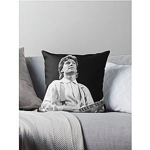 Steve Winwood - BW Photograph Throw Pillow