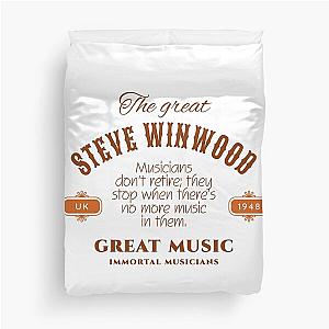 Steve Winwood England 1948 Music D120 Duvet Cover