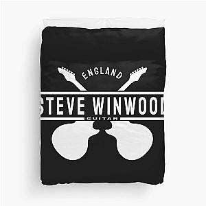 Steve Winwood Crossed guitars D71 Duvet Cover