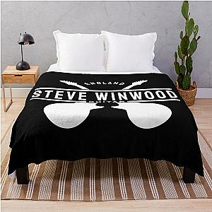 Steve Winwood Crossed guitars D71 Throw Blanket