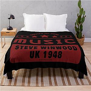 Steve Winwood England 1948 Music D47 Throw Blanket