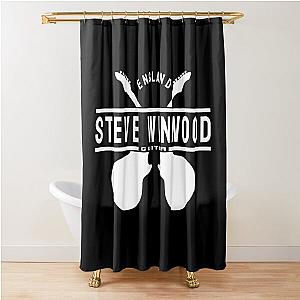 Steve Winwood Crossed guitars D71 Shower Curtain