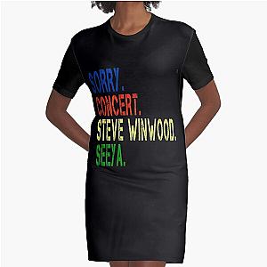 Steve Winwood Music D31 Graphic T-Shirt Dress