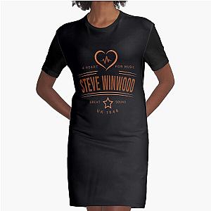 Steve Winwood England 1948 Music D119 Graphic T-Shirt Dress