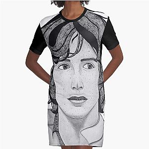 Steve Winwood Portrait Graphic T-Shirt Dress