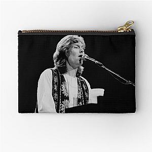 Steve Winwood - BW Photograph Zipper Pouch