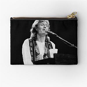 Steve Winwood - BW Photograph Zipper Pouch