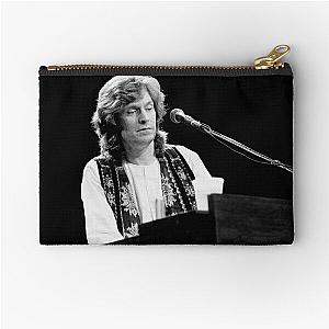 Steve Winwood - BW Photograph Zipper Pouch