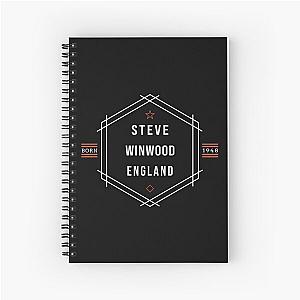 Steve Winwood England 1948 Music D12 Spiral Notebook