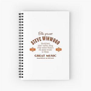 Steve Winwood England 1948 Music D120 Spiral Notebook