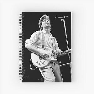 Steve Winwood - BW Photograph Spiral Notebook