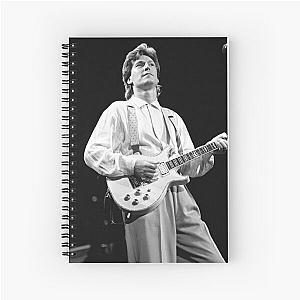 Steve Winwood - BW Photograph Spiral Notebook