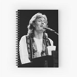 Steve Winwood - BW Photograph Spiral Notebook