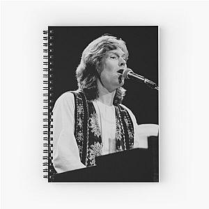 Steve Winwood - BW Photograph Spiral Notebook