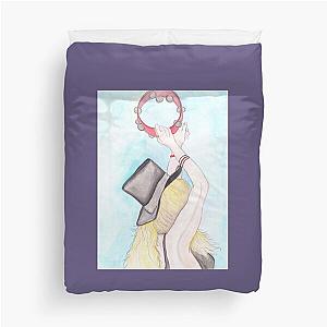 Stevie Nicks Watercolor Duvet Cover