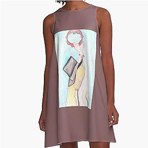 Stevie Nicks Watercolor A-Line Dress